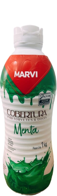 COBERTURA SORVETE MARVI MENTA 1KG