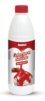 COBERTURA SORVETE MARVI MORANGO 1,3KG