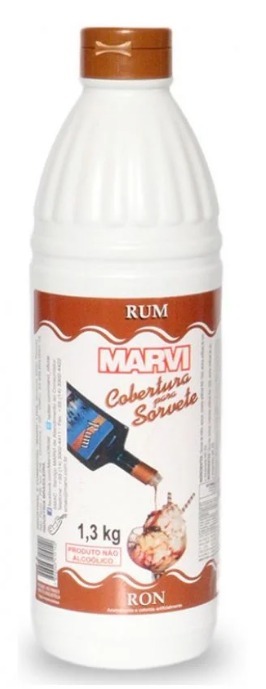 COBERTURA SORVETE MARVI RUM 1,3KG