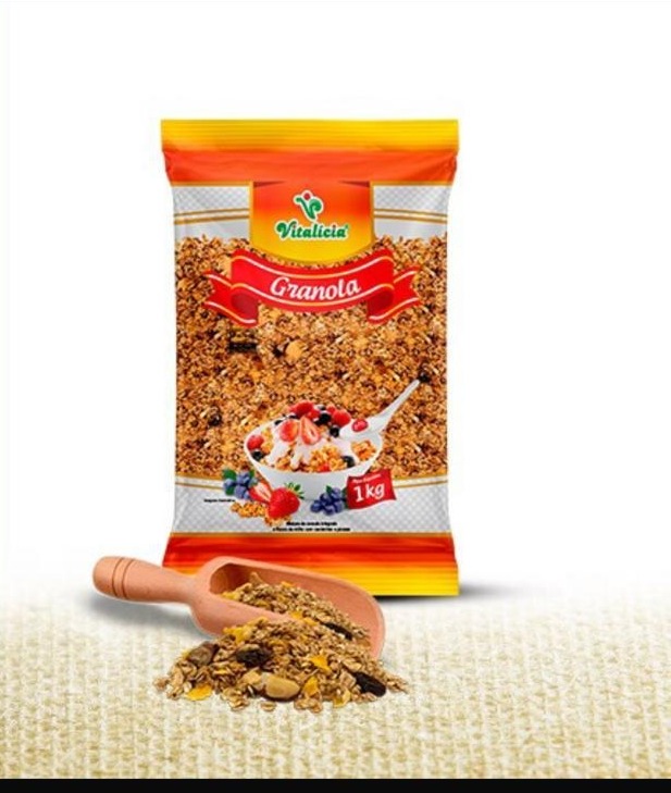 GRANOLA TRADICIONAL CASTANHA PASSAS VITALÍCIA 1KG