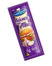 MAIONESE COM ALHO LANCHERO SACHE 6G