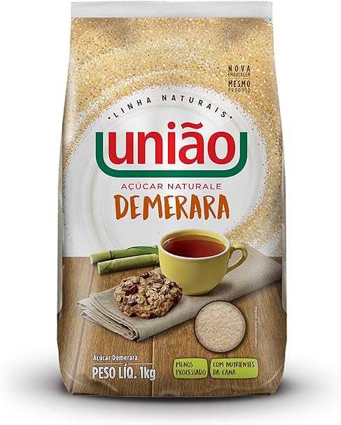 AÇÚCAR DEMERARA UNIAO 1KG