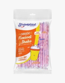 CANUDO FLEXÍVEL SHAKE 23CM 100UN