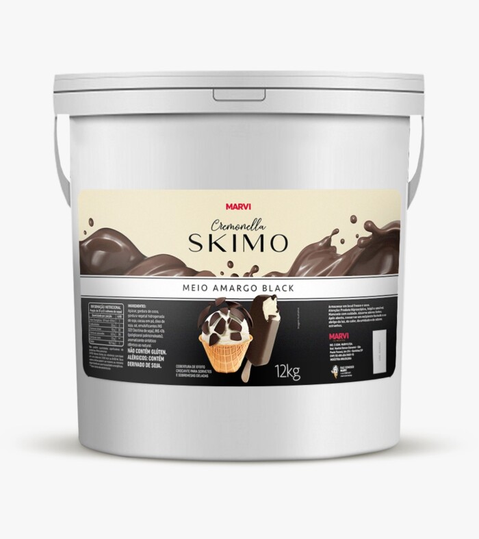 COBERTURA LÍQUIDA SKIMO MEIO AMARGO MARVI 4KG