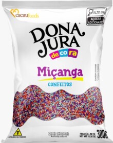 CONFEITO MIÇANGA COLORIDO DIVERTIDO 300G