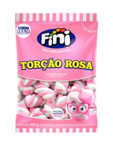 FINI MARSHMALLOW TORÇÃO ROSA 250G