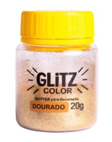 GLITTER PARA DECORAR FAB DOURADO 20G