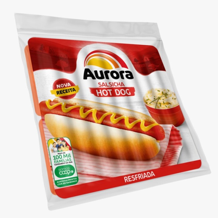SALSICHA HOT DOG RESFRIADA AURORA 3KG