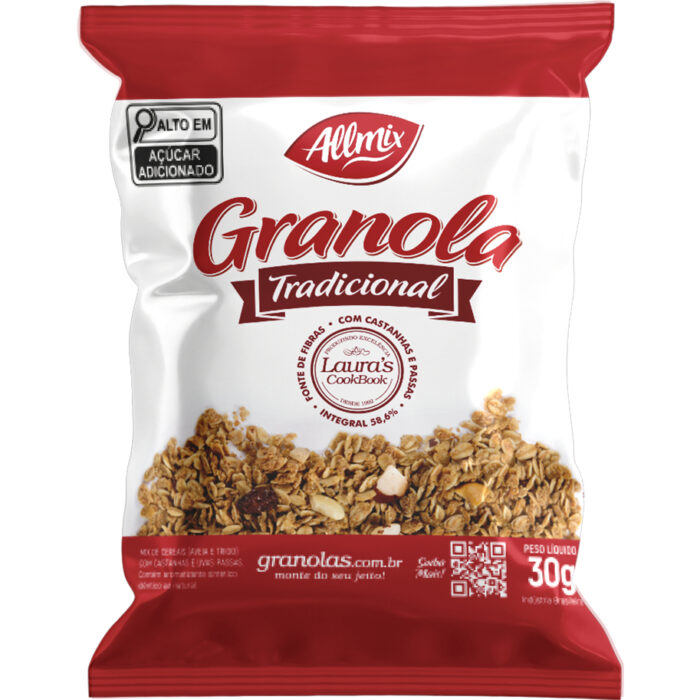 GRANOLA TRADICIONAL ALLMIX SACHE 100X30G