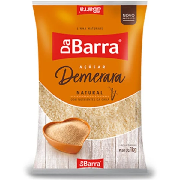 ACUCAR DEMERARA DA BARRA 1KG