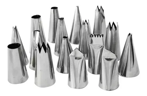 JOGO DE BICOS CONFEITAR 16 PEÇAS