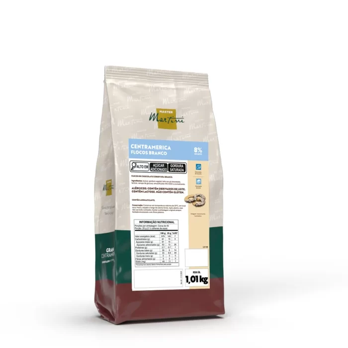 CHOCOLATE CENTRAMÉRICA GRANULE BRANCO 1,01KG