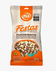 CHOCOLATE MIX PRETO E BRANCO FLOCOS MACIOS 500G