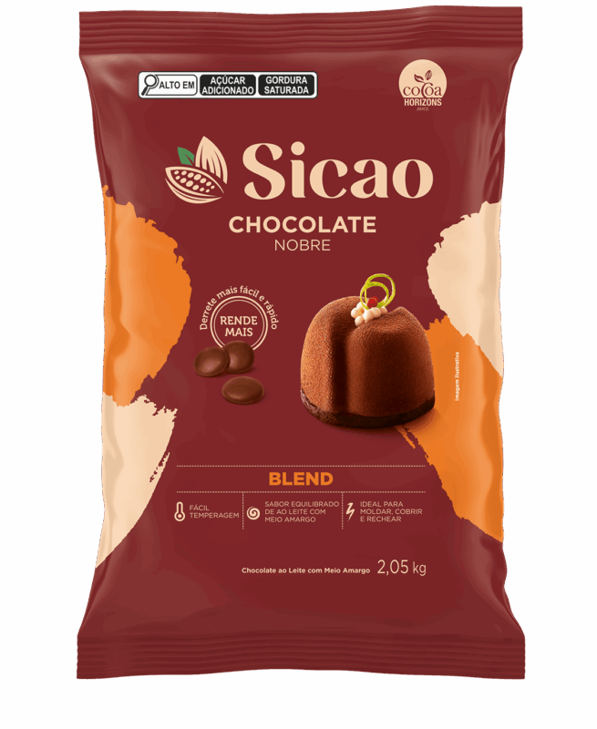 CHOCOLATE NOBRE BLEND SICÃO GOTAS 2,05KG
