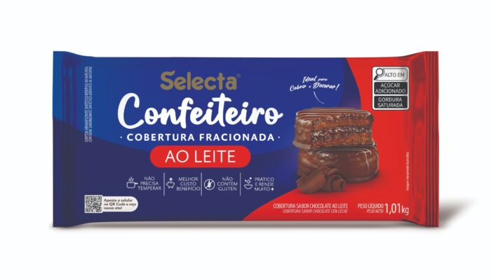 COBERTURA AO LEITE CONFEITEIRO SELECTA 1KG