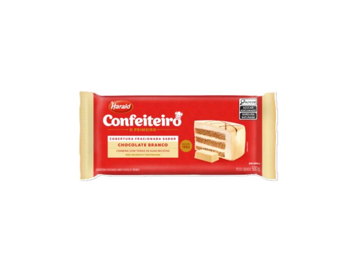 COBERTURA CONFEITEIRO BRANCO HARALD 500G