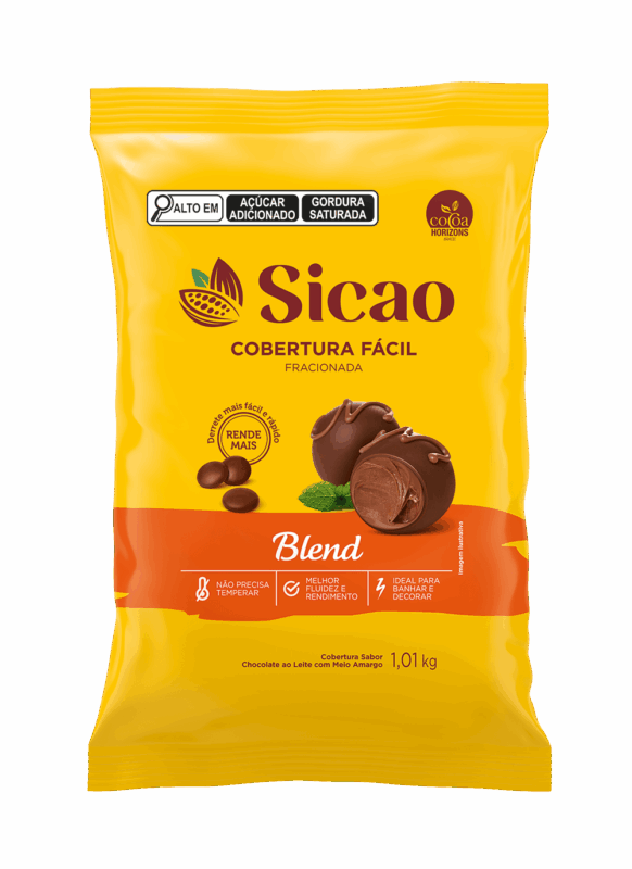 COBERTURA SICÃO FÁCIL BLEND GOTAS  1,01KG