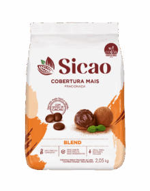 COBERTURA SICÃO MAIS  BLEND GOTAS 2,05KG