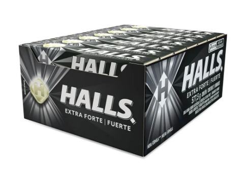 HALLS DISPLAY EXTRA FORTE 28G 21UND