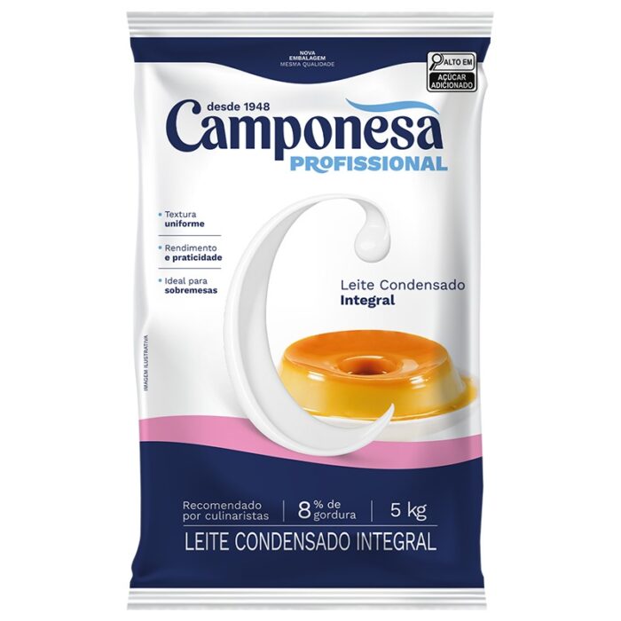 LEITE CONDENSADO CAMPONESA INTEGRAL 5KG
