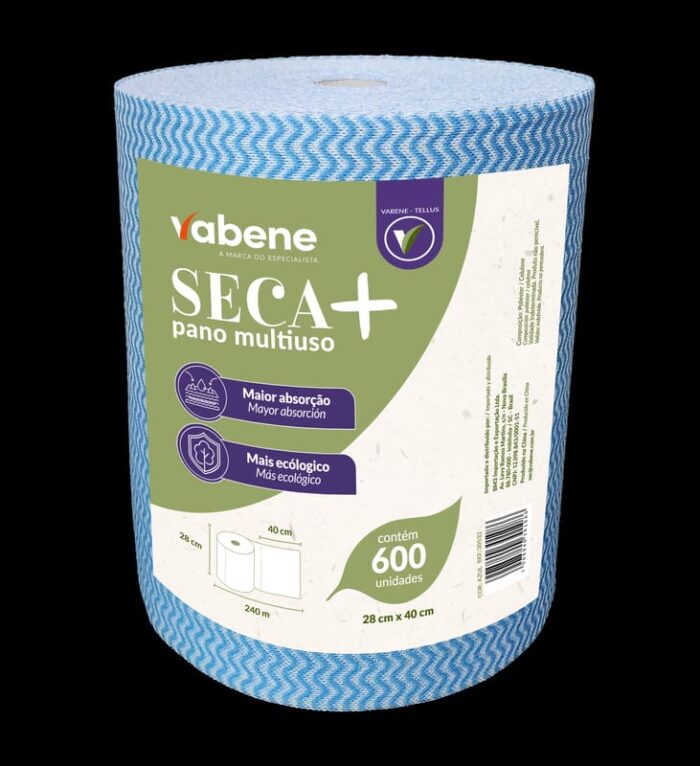 PANO SECA MAIS ROLO VABENE 600 UN