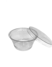 POTE DE MOLHO COM TAMPA F695 TRANSPARENTE 30ML 700UN