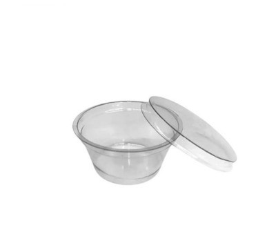 POTE DE MOLHO COM TAMPA F695 TRANSPARENTE 30ML 700UN