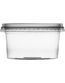 POTE REDONDO COM TAMPA  PLASTILÂNIA 200ML  20UND