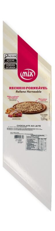 RECHEIO FORNEÁVEL CHOCOLATE AO LEITE MIX 1,01KG