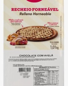 RECHEIO FORNEÁVEL CHOCOLATE AVELÃ  MIX 1,01KG