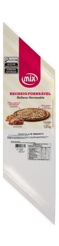 RECHEIO FORNEÁVEL CHOCOLATE BRANCO MIX 1,01KG