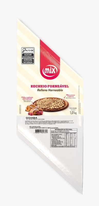 RECHEIO FORNEÁVEL GOIABA MIX 1,01KG