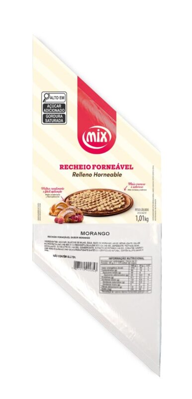 RECHEIO FORNEÁVEL MORANGO MIX 1,01KG