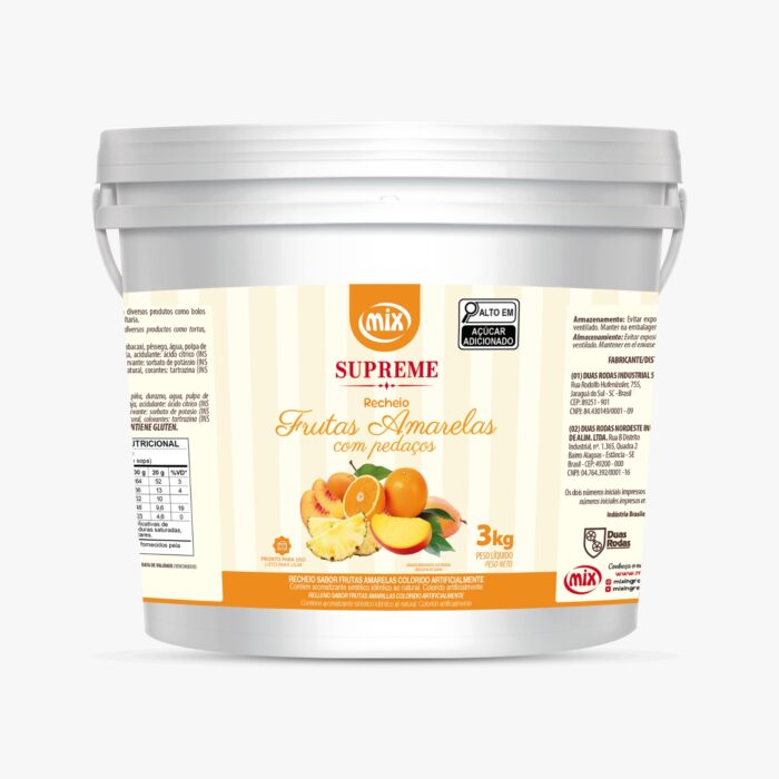 RECHEIO FRUTAS AMARELAS MIX 3KG