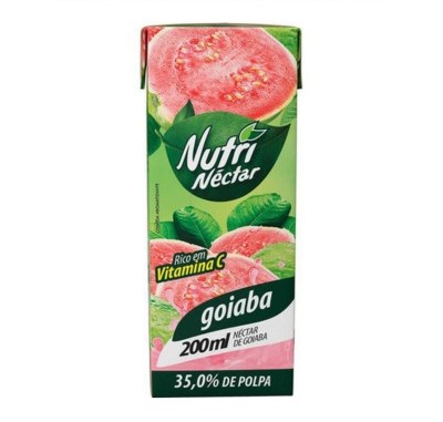 SUCO NUTRINECTAR SABOR GOIABA 27X200ML
