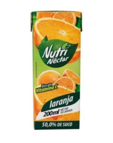 SUCO NUTRINECTAR SABOR LARANJA 27X200ML