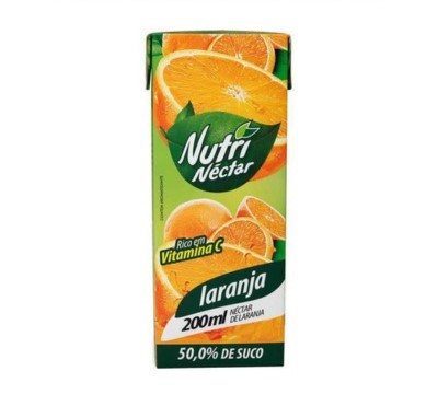 SUCO NUTRINECTAR SABOR LARANJA 27X200ML