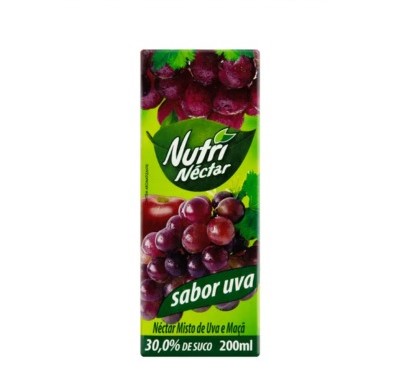 SUCO NUTRINECTAR SABOR UVA 27X200ML