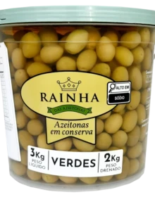AZEITONA RAINHA VERDE MÉDIA 2KG