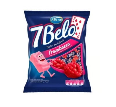 BALA 7BELO FRAMBOESA 500G