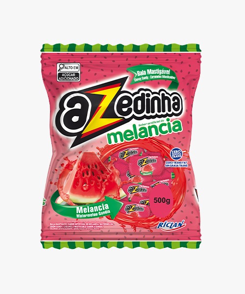 BALA AZEDINHA MELANCIA 500G