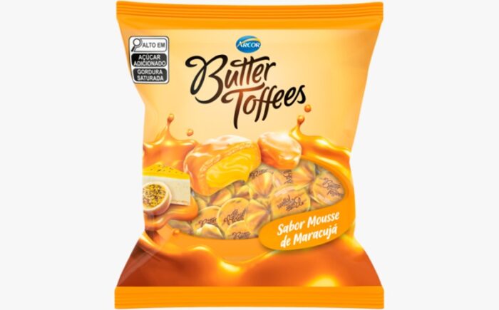 BALA BUTTER TOFFEES MARACUJÁ 400G