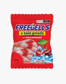 BALA GELADA FREEGELLS CEREJA 475G