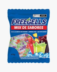 BALA GELADA FREEGELLS MIX SABORES 475G