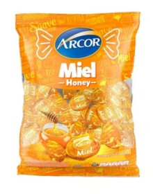 BALA MASTIGÁVEL RECHEADA DE MEL 600G