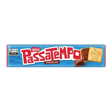 BISCOITO RECHEIO PASSATEMPO CHOC 70X130G