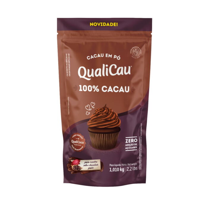 CACAU EM PO QUALICAU 100_  1,01 KG