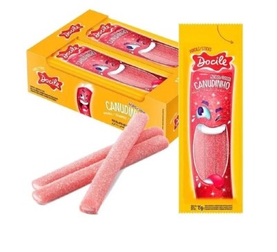 CANUDINHO DISPLAY MORANGO CÍTRICO 12X15G