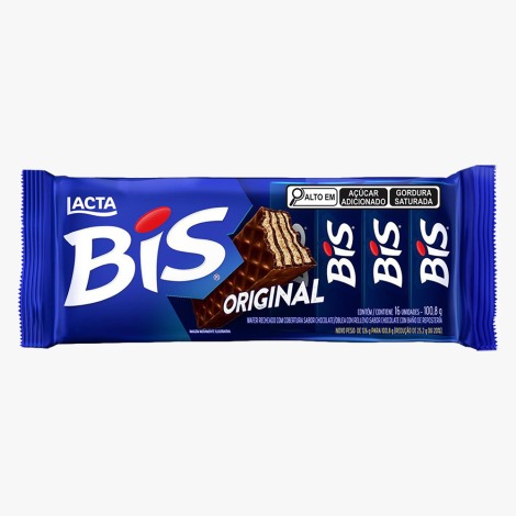 CHOCOLATE  BIS AO LEITE LACTA 100,8G
