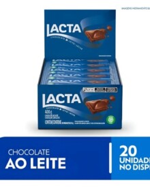 CHOCOLATE DISPLAY AO LEITE LACTA 20G 20UD